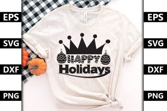 Christmas Quote SVG Design, Happy Holida