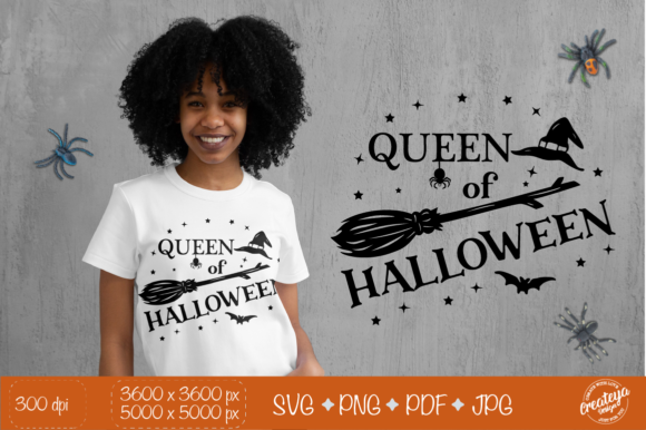 Halloween Quote SVG, Queen of Halloween
