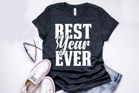 Happy New Year Quote SVG Design, Best