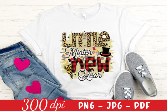 Little Mister New Year PNG: Graphics for Crafts & Small Business