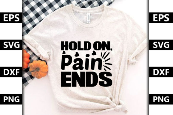 Mental Health Quote SVG Design, Hold O — Graphics & T-Shirt Designs