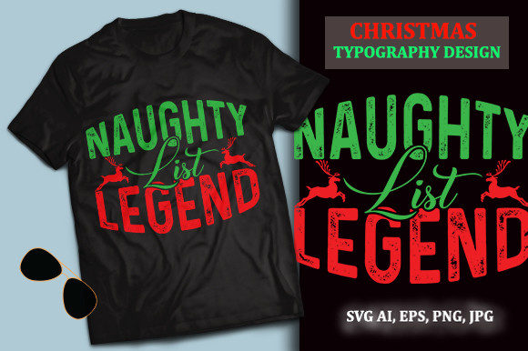 Naughty List Legend: Graphics for Print Templates