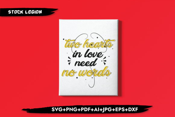 Two Hearts in Love Need No Words: Graphics and Crafts for Brand Design